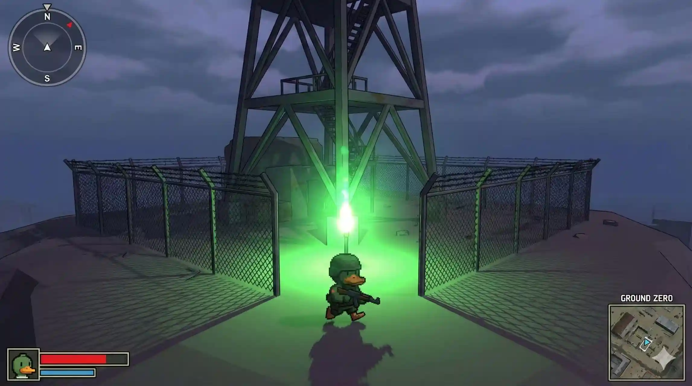 Escape from Duckov Ground Zero Map Radar Tower Safe Route